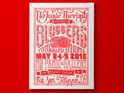 Bloggers poster bloggers handmade lettering photo poster typography