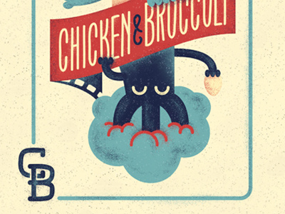 Broccoli Chicken chicken film illustration magazine