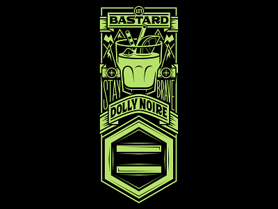 Bastard x DLYNR branding design illustration lettering mountain snowboard snowboarding streetwear typo typography vector