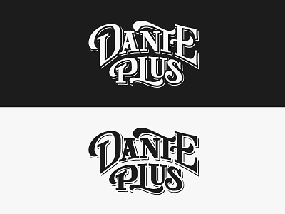 Dante Plus branding customtype dantealighieri lettering logo typography vector