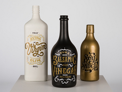 Lettering bottles