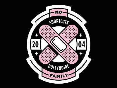 Dolly Noire Bandage badge bandage dolly illustration logo noire patches sport vector