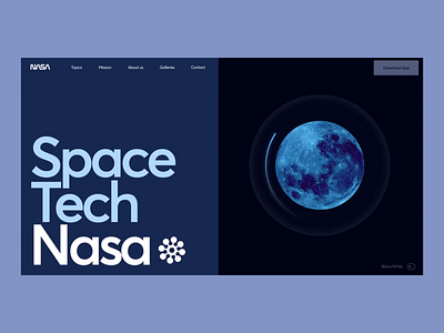 NASA Website Webflow adobe after animation crypto effect figma freelance freelancer nasa ui ux webflow website