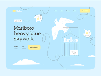 Marlboro Blue - website