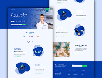 DOCTOR animation design illustration illustrator landing page design typography ui ux website website design