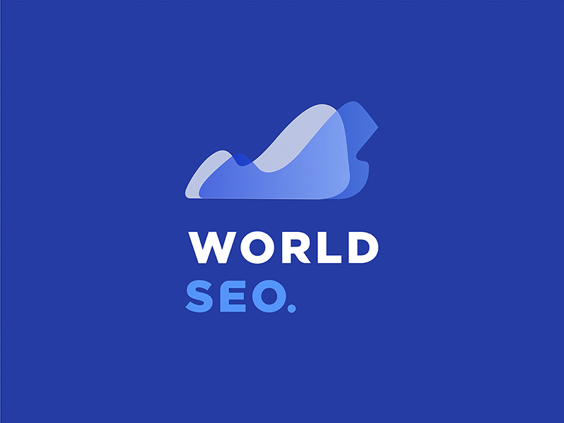 logo worldseo.me branding design digital agency illustrator logo logo design seo seo agency seo services ui vector