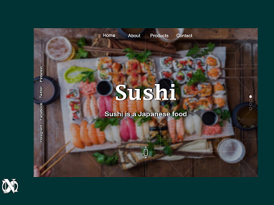 Sushi adobe photoshop branding design mydesign photoshop ui webdesign website design