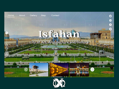 design - Isfahan adobe photoshop design mydesign photoshop ui ux webdesign website design