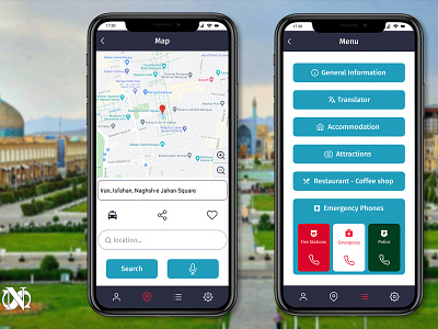 Tourism App Design