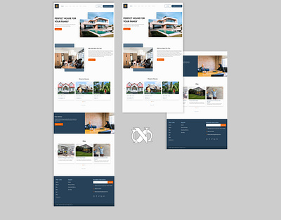 Real Estate Company Web Design figma figmadesign ui uidesign ux webdesign