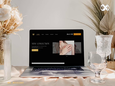 Jewelry Design Company website branding figma figmadesign jewelry ui uidesign uiux uiuxdesign ux uxdesign webdesign