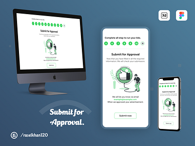 Submit for approval page UI UX design with minimal illustration. android app design android uiux androidappui app app design app designer design graphic app design graphic design graphics uiux illustration iosapp iosappdesign iosappuiux iphone app design iphone app uiux mobile ui ui ui designer wonderful ui