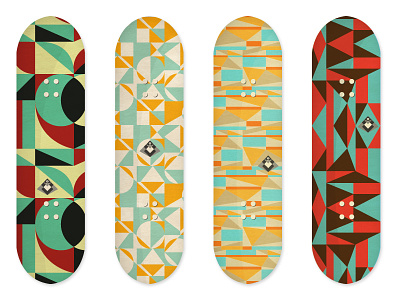 Tablas pattern skateboard
