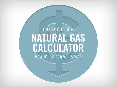 Button corporate natural gas typography web