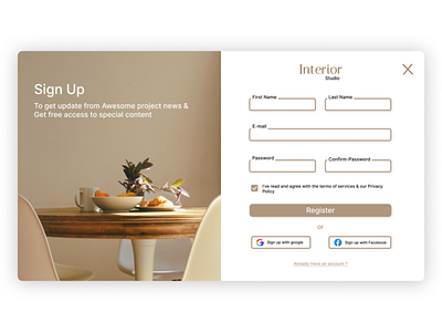 Sign up form - DailyUI Challenge Day 1 dailylogochallenge dailyui dailyuichallenge dailyuiday1 design uiux userinterface ux webdesign