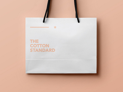 Gift Bag fashion identity logo print typography