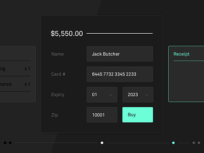 Daily UI #2 checkout dailyui form modal ui ux