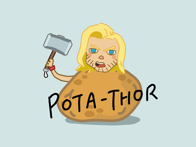 Pota-thor illustration