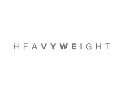 Heavyweight bold heavy heavyweight type typography weight wordmark