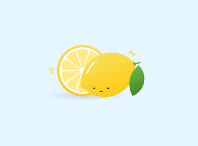 Lemon! branding cute design illustration illustration art lemon texture vector