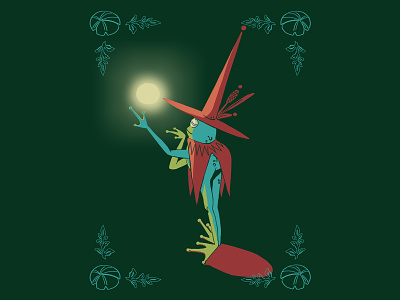 Frog Witch illustration