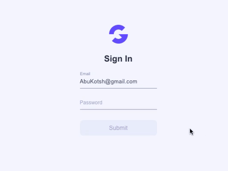 Sign In animation form forms login sign in ui uiux ux
