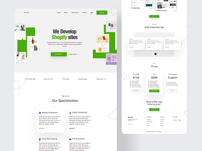 Shopify Sites : Web Landing Page