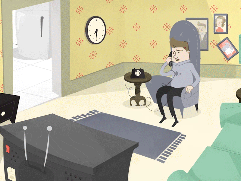 Speedy Same Day Service animation gif character duik motion ae whoosh motion design motion graphics water heaters