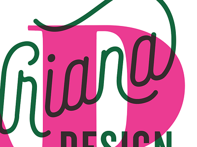 Personal Brand Refresh Logo brand branding design green logo multiply overlay pink transparency