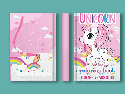 unicorn Coloring Book coloring book coloring page coloringbook kdp cover unicorn