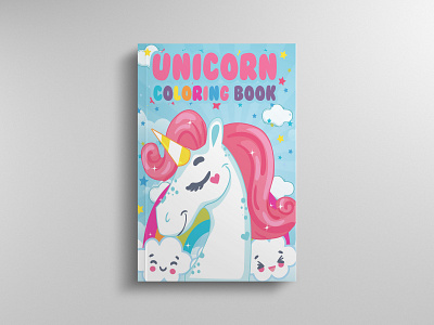 Unicorn Coloring Book coloring book coloring page kdp cover unicorn coloring