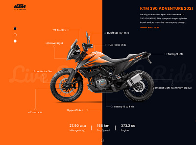 KTM Adventure 390 adventure bike bikes design duke ktm moto rider riding ui