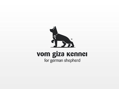 vom giza kennel | logo design | poland approved dog dog icon dog illustration dogs farm farm animal german shepherd key of life logo pet
