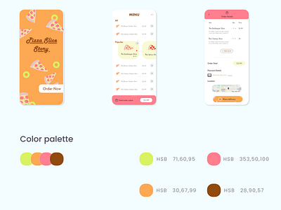 Food ordering application adobexd application application design branding concept design illustration ui ux ux design uxdesigner uxui