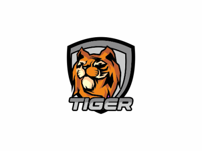 TIGERR animation design icon illustration illustrator logo vector