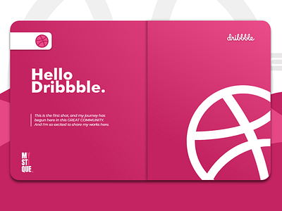 Hello dribbble..! alan alanmystique alanmystique app branding design minimal mystique ui vector web