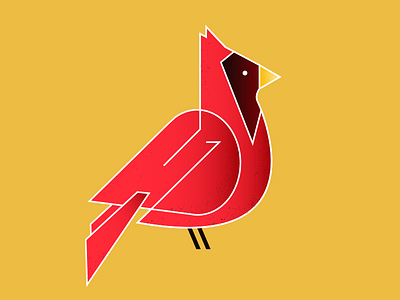 Cardinal beak bird black cardinal drawing flat fly illustration red texture