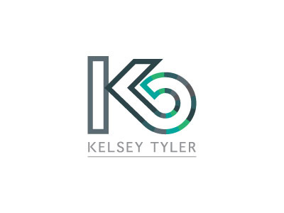 Kelsey Tyler Logo branding lettermark logo modified type typography