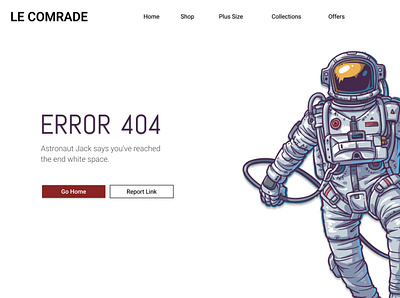 Error 404 - page design ui web