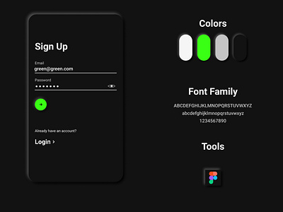 Sing up || Neumorphic design figma neumorphic signup