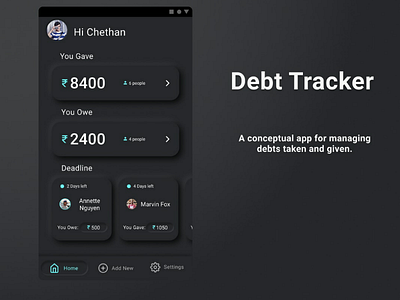 Debt Tracker App