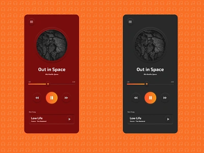 Music Player design figma music music player neumorphic design neumorphism ui