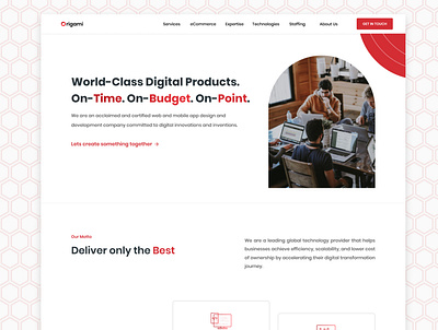 Company Website Redesign. company redesign service ui web web design website