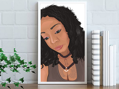 Vector Cartoon Portrait Illustration