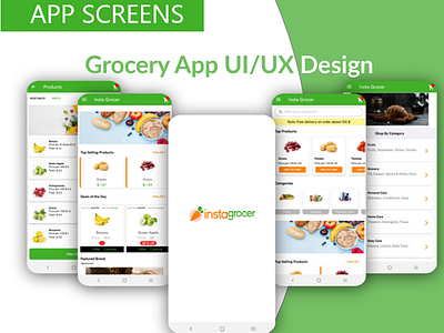 Grocery app UI/UX design