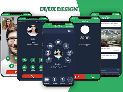 catting design mobile app ui ux