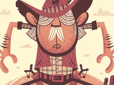 The Sheriff illustration sheriff sockmonkee vector western
