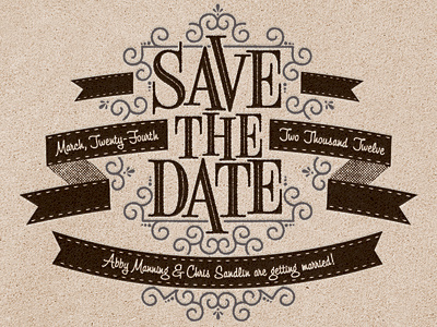 Save The Date abby chris savethedate sockmonkee