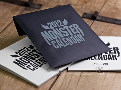2012 Monster Calendar 55his calendar monster sockmonkee