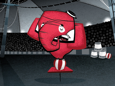 Circus Elephant (Personal Work) sockmonkee illustration elephant cartoon circus
